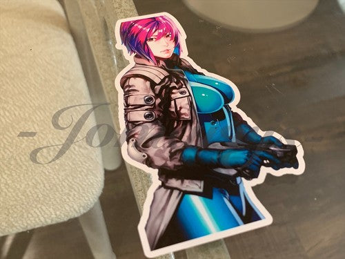 Ghost in the Shell - Anime - Major Motoko Kusanagi Sticker Decal Vinyl laptop b