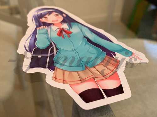 Bokuben (We Never Learn) - Anime - Fumino Furuhashi Custom Sticker Decal 2 manga