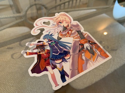 Kono Subarashii Anime - Megumin Aqua Darkness Sticker Decal Vinyl laptop binder