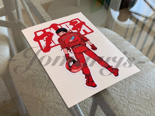 Akira - Anime - Shōtarō Kaneda Custom Sticker Decals Vinyl Sign lap top
