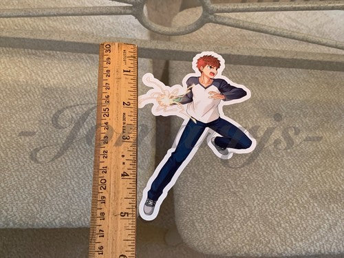 Fate - Anime - Shirou Emiya Sticker Vinyl Decal Custom manga laptop binder