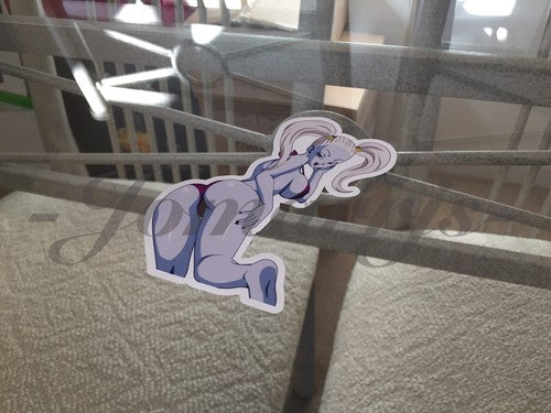Dragon Ball Z Anime Marcarita Bikini “Bottoms Up” Sun Fun Sticker Decal Vinyl