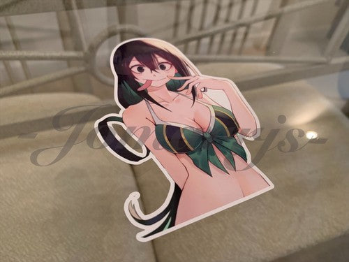 My Hero Academia Anime Froppy Tsuyu Asui b. Bikini Sun Fun Sticker Vinyl manga