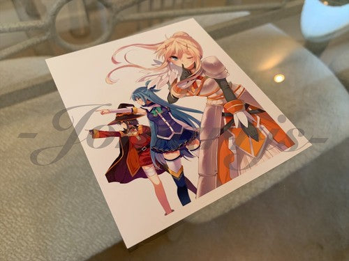 Kono Subarashii Anime - Megumin Aqua Darkness Sticker Decal Vinyl laptop binder