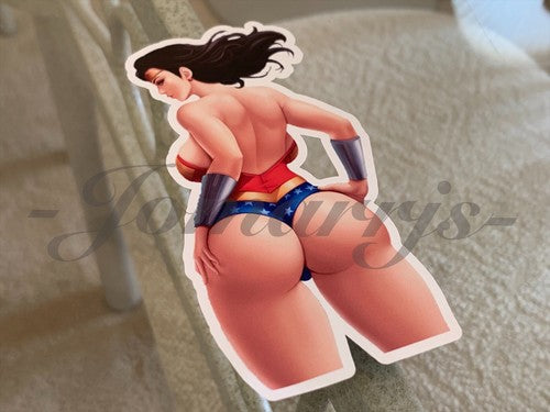Wonder Woman - Anime - Princess Diana Bikini Sun Fun Sticker Decal Vinyl #a