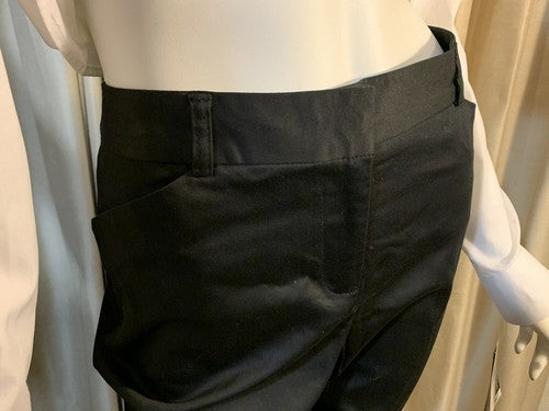 NWT ATTENTION Womens Crop Capri Slacks Black Pants Modern Contour Boot Cut Sz 10