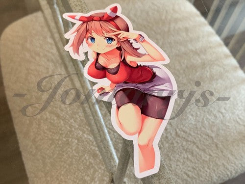 Pokemon - Anime May Haruka Custom Sticker Decal Vinyl manga bikini sun fun a.