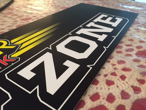 Authentic Rockstar ENERGY ZONE Drink Plaque Decals Sticker Monster Red Bull Rare