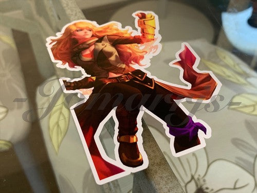 RWBY - Anime - Yang Xiao Long Custom Sticker Decal 1 huntress
