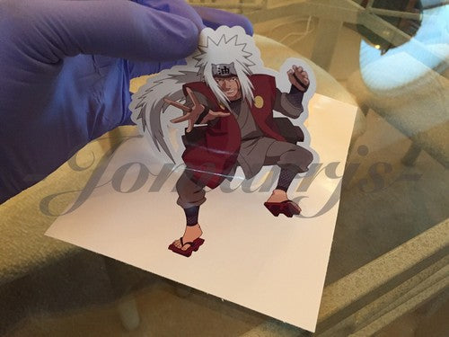 Naruto - Anime - Jiraiya Sticker Decal Vinyl Sign Comic binder laptop surface