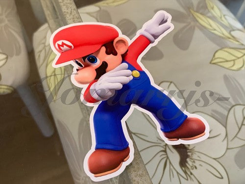 Super Mario - Anime - Mario Brothers Sticker Decal Vinyl Dab nintendo galaxy