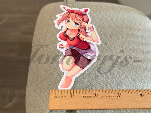 Pokemon - Anime May Haruka Custom Sticker Decal Vinyl manga bikini sun fun a.
