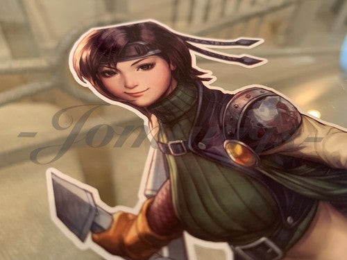 Final Fantasy - Gaming - Yuffie Kisaragi Sticker Decals Vinyl ff 7 anime vii A.