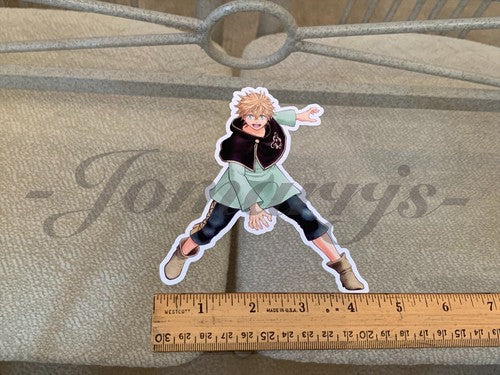 Black Clover - Anime - Luck Voltia Sticker Vinyl Decal Custom manga laptop