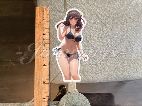 Kono Subarashii Anime Yunyun Bikini Sun Fun Sticker Decal manga waifu ecchi sexy