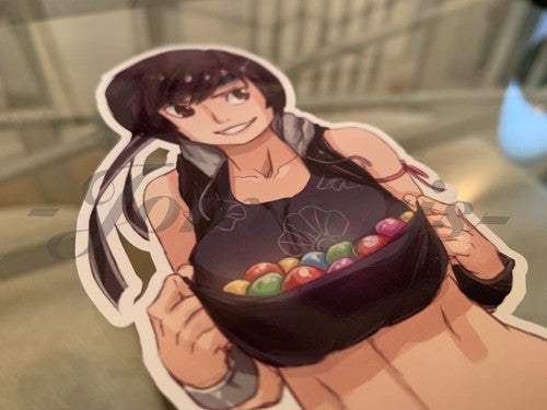 Final Fantasy - Gaming - Yuffie Kisaragi Sticker Decals Vinyl ff 7 anime vii C.