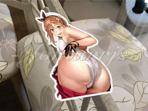 Reisalin Stout Anime Atelier Ryza “Monokini” Bikini Sun Fun Sticker ecchi a
