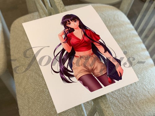 Sailor Moon - Anime - Sailor Mars Hino Rei Custom Sticker Decal Vinyl a.