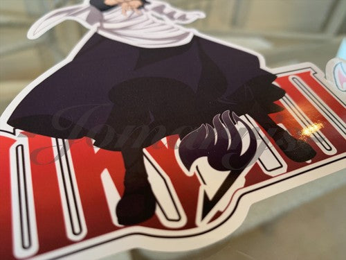 Fairy Tail - Anime - Zeref Dragneel Sticker Vinyl Sign custom mage guild