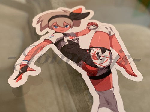 Pokemon - Anime - Bea Sun Fun Custom Sticker Decal 3