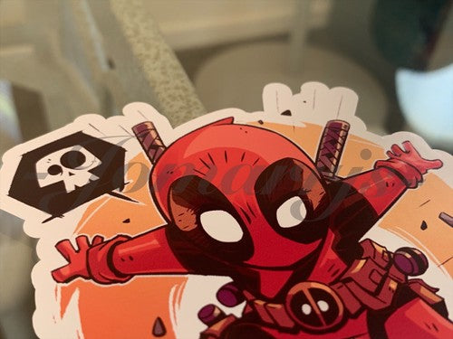 Deadpool - Anime - Deadpool Chibi Custom Sticker Decal Sign manga Marvel