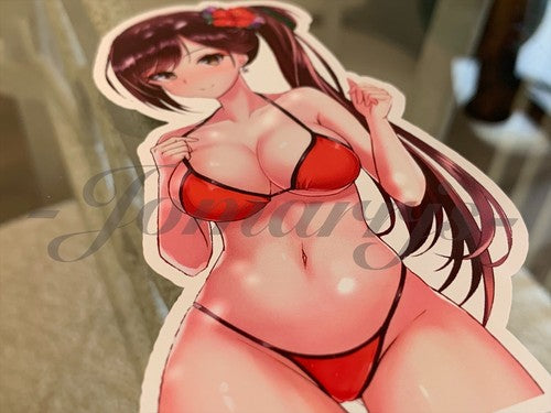 Azur Lane - Anime - Zuikaku Bikini Sun Fun Custom Sticker Decal Vinyl #a