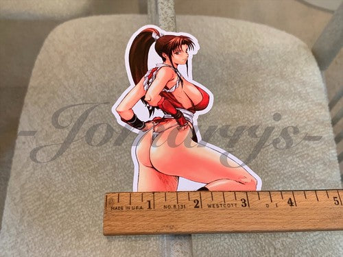 King of Fighters - Anime - Mai Shiranui Bikini Sun Fun Sticker Decals Vinyl #4