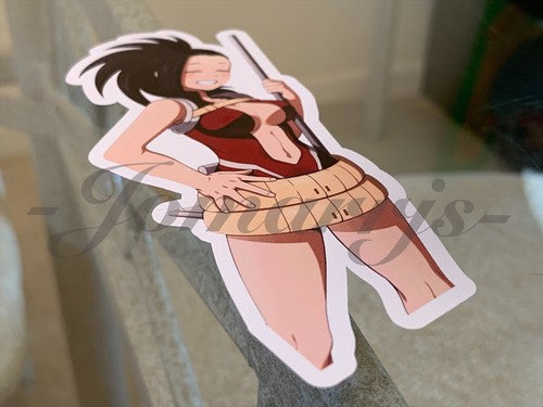 My Hero Academia - Anime - Momo Yaoyorozu Custom Colored Sticker Decal Vinyl #2