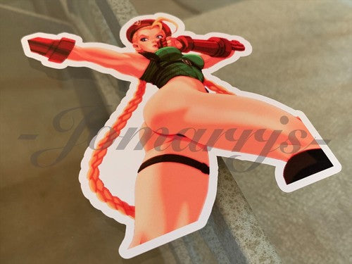 Street Fighter - Anime - Cammy White Killer Bee Sticker Decal Vinyl #2 bikini