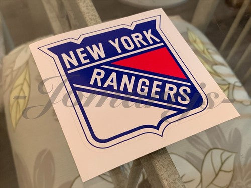 New York Rangers Hockey Team Logo NHL Sticker Decal Vinyl #PlayLikeANewYorker
