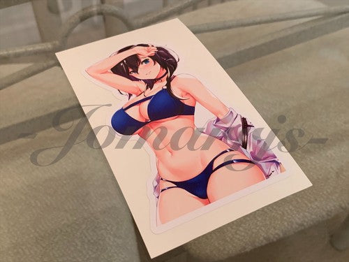 Azur Lane - Anime - Ark Royal Bikini Sun Fun Custom Sticker Decal Vinyl #1
