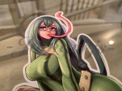 My Hero Academia - Anime - Froppy Tsuyu Asui (a.) Sticker Vinyl manga sexy