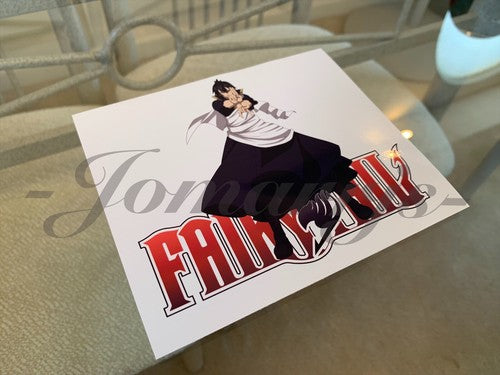 Fairy Tail - Anime - Zeref Dragneel Sticker Vinyl Sign custom mage guild