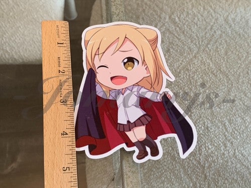 Demi-chan wa Kataritai - Anime Hikari Takanashi Chibi Sticker Decal manga