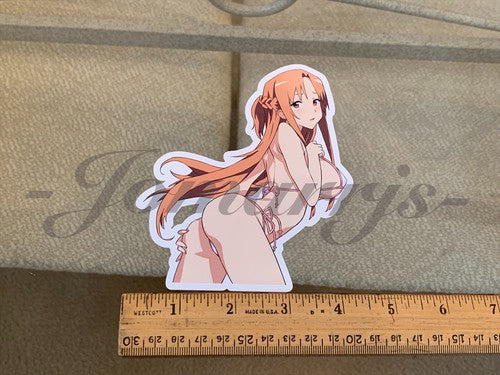Sword Art Online - Anime- Asuna Yuuki d. Bikini Sun Fun Sticker Vinyl Decal SAO