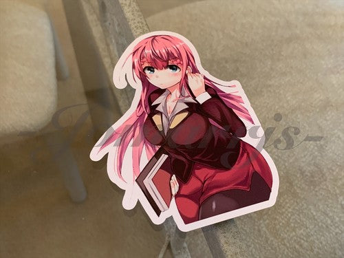 Bokuben (We Never Learn) - Anime - Mafuyu Kirisu Custom Sticker Decal 1 manga
