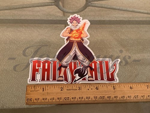Fairy Tail - Anime - Natsu Dragneel Sticker Vinyl Sign custom mage guild
