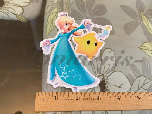 Super Mario - Anime - Rosalina & Luma Sticker Decal Vinyl #1 nintendo galaxy
