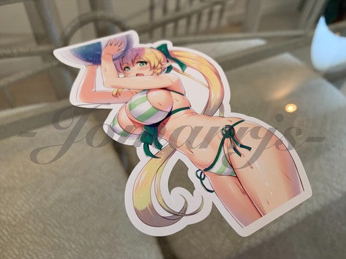 Sword Art Online - Anime Leafa Suguha Kirigaya Bikini Sun Fun Sticker SAO