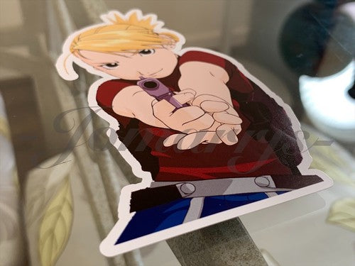 Fullmetal Alchemist - Anime - Riza Hawkeye Gun Custom Sticker Decal manga