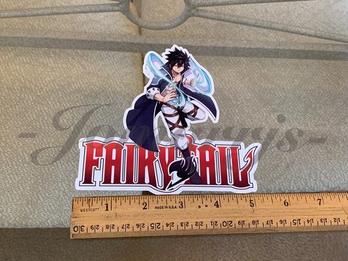 Fairy Tail - Anime - Gray Fullbuster Sticker Vinyl Sign custom mage guild