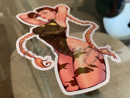 Street Fighter - Anime - Cammy White Killer Bee Sticker Decal Vinyl #4 bikini