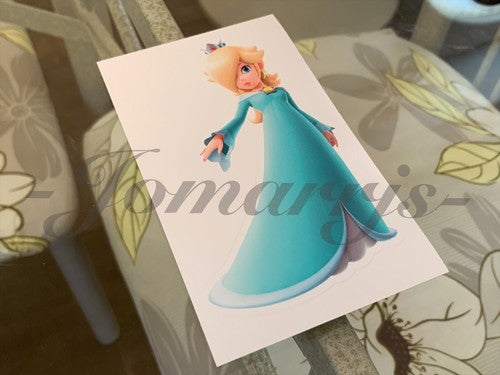 Super Mario - Anime - Rosalina Sticker Decal Vinyl #1 nintendo galaxy