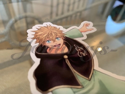 Black Clover - Anime - Luck Voltia Sticker Vinyl Decal Custom manga laptop