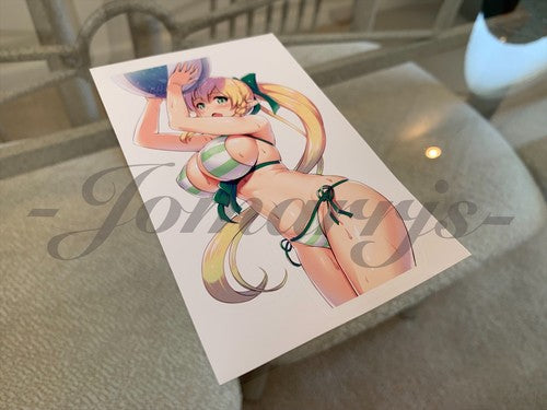 Sword Art Online - Anime Leafa Suguha Kirigaya Bikini Sun Fun Sticker SAO
