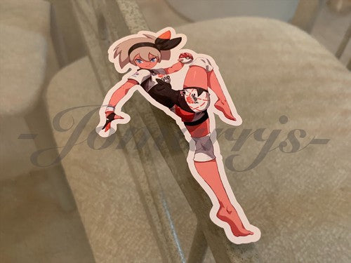 Pokemon - Anime - Bea Sun Fun Custom Sticker Decal 3