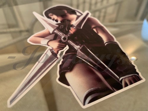 Final Fantasy - Gaming - Yuffie Kisaragi Sticker Decals Vinyl ff 7 anime vii B.