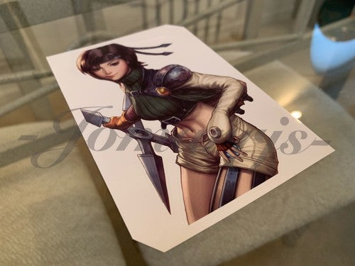 Final Fantasy - Gaming - Yuffie Kisaragi Sticker Decals Vinyl ff 7 anime vii A.