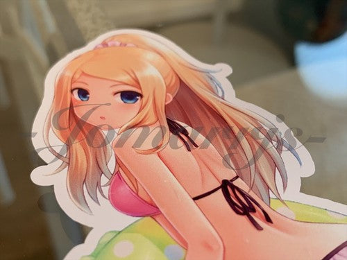 Pokemon - Anime - Serena Bikini Sun Fun Custom Sticker Decal Vinyl manga b.