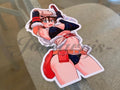 Amano Megumi - Anime - Amano Megumi Bikini Sun Fun Custom Sticker Decal Vinyl #2